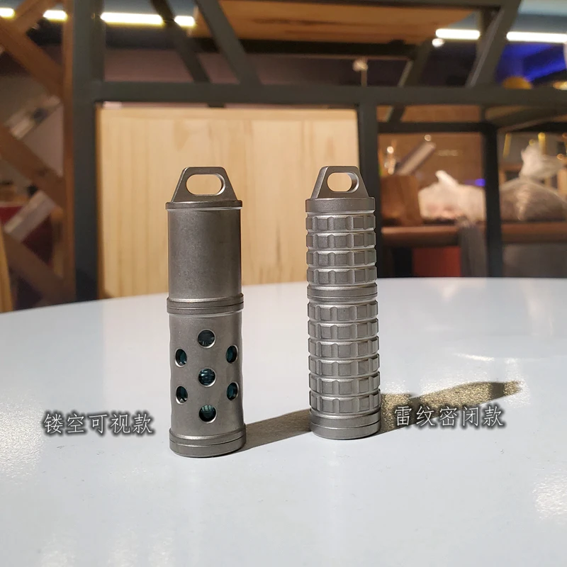 Tritium Gas Tube - EDC Titanyum Alaşımlı PEI Paracord Boncuk