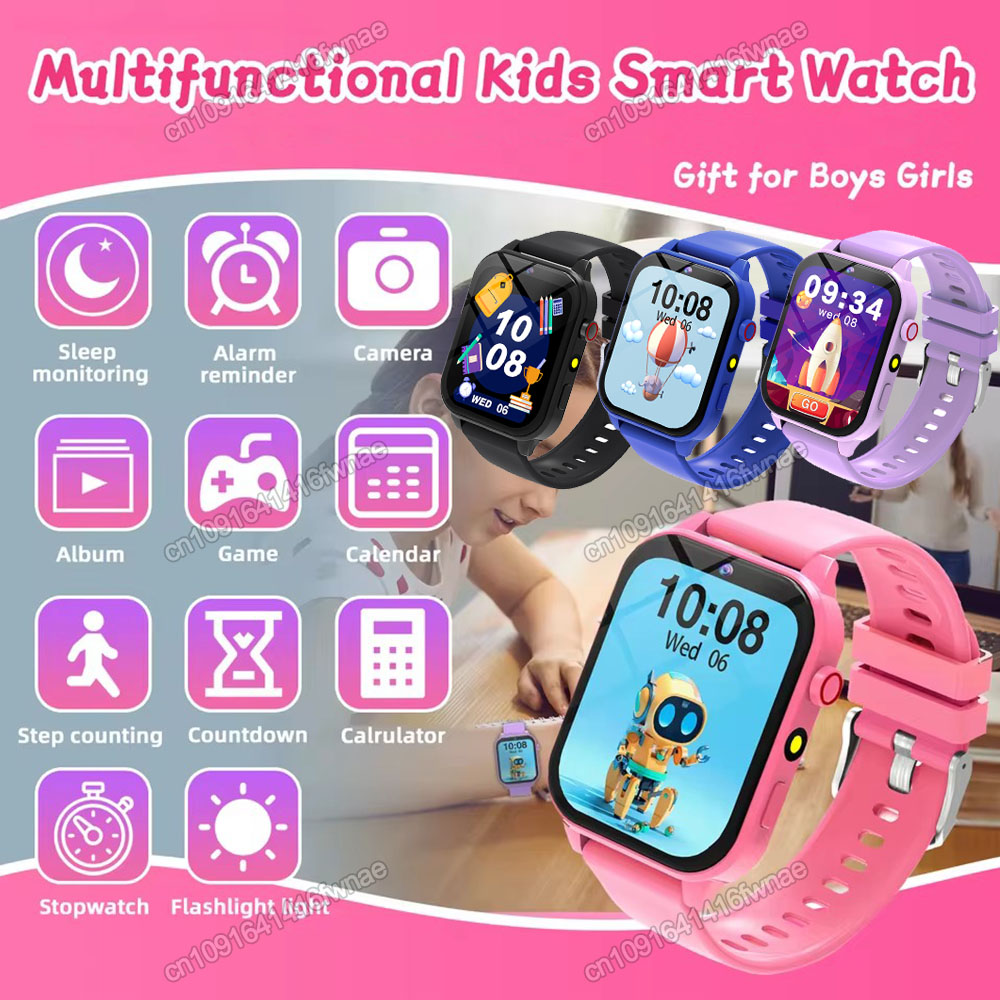 Smartwatch Watches Gift For Boys On Birthday - Çocuklar İçin Yeni Akıllı Saat HD