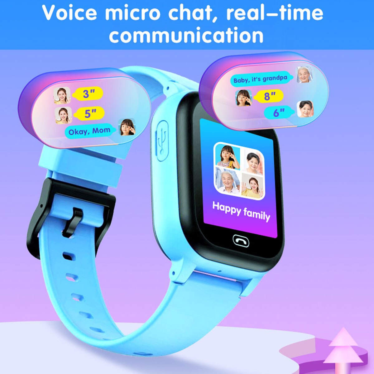 Çocuklar akıllı saat SOS çağrı - Smartwatch Watches Gift For Boys incelemesi ve fiyatı