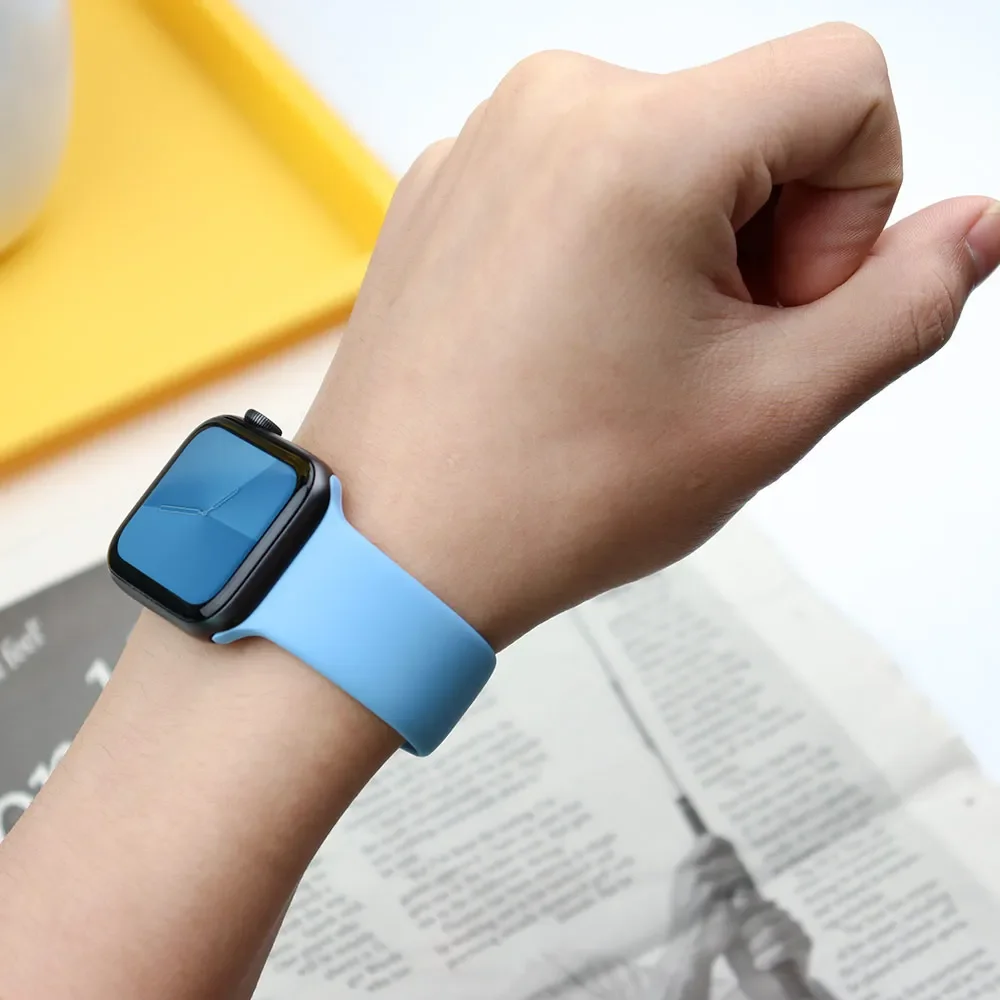 Apple için silikon bant saat k - Smartwatch Apple Watches For Men incelemesi ve fiyatı