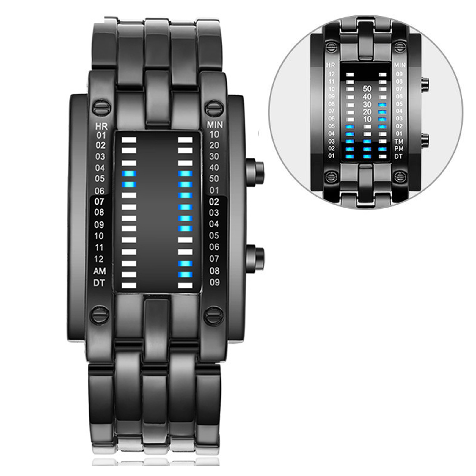 Premium İkili Matris Mavi LED  - Smartwatch Premium Watches For Women incelemesi ve fiyatı