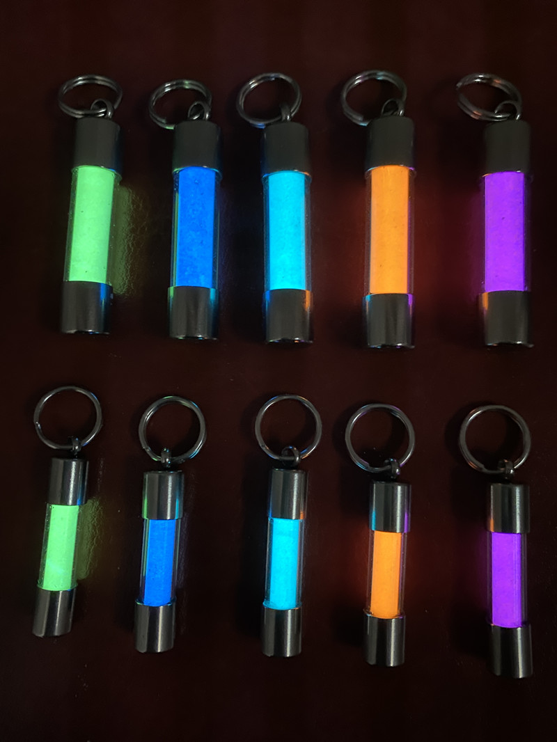 Cam aydınlık kolye anahtar çan - Tritium Gas Tube incelemesi ve fiyatı